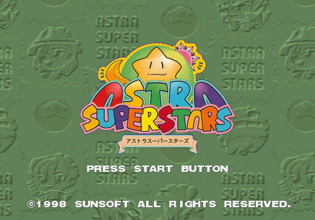 Astra Superstars screenshot 5 for Sega Saturn
